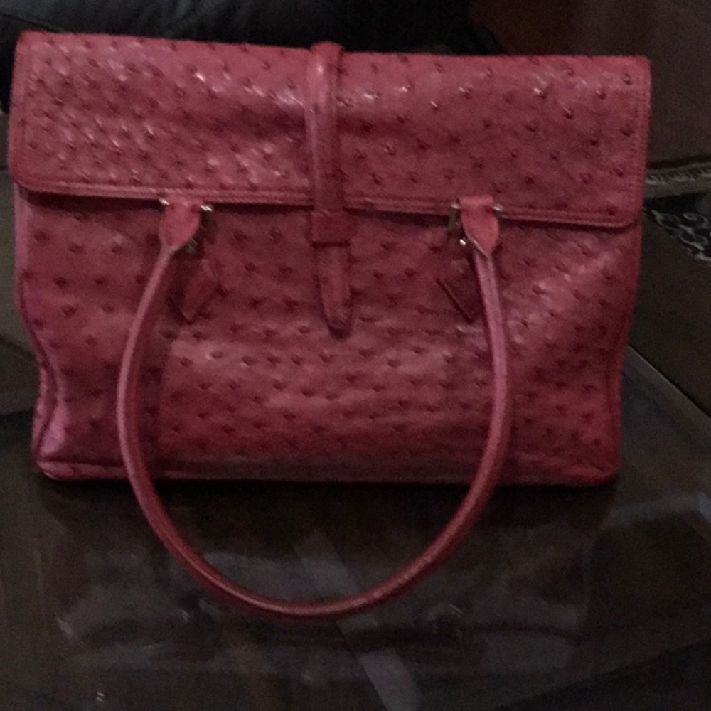 Ostrich Brooks Brothers Handbag